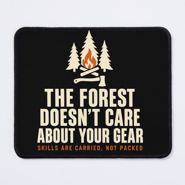 Item preview, The Forest Doesn’t Care – Bushcraft Skills designed and sold by naturalsurvival.