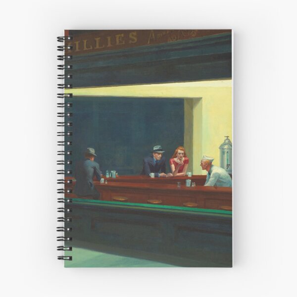 Artikelvorschau, Nighthawks, von Edward Hopper 1942. entworfen und verkauft von Historical Paintings.