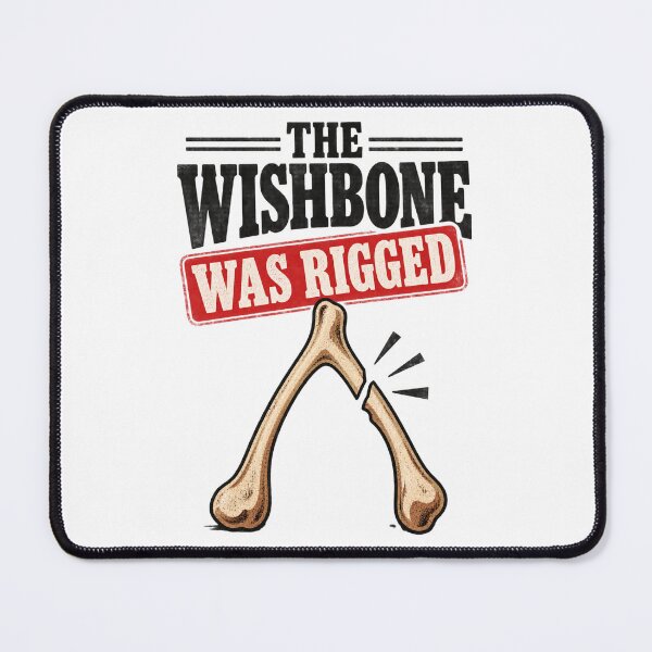 Item preview, The Wishbone Was Rigged Funny Thanksgiving Shirt designed and sold by CerealBoxInk.