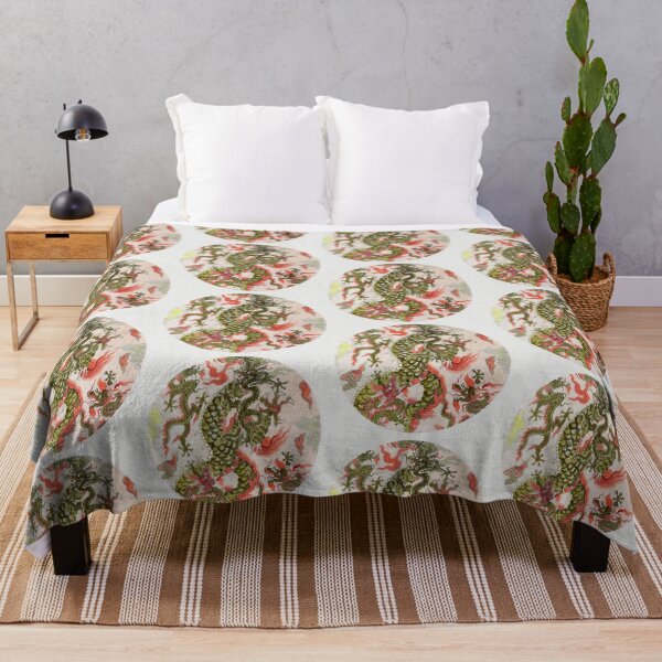 Item preview, Olive Green Dragon Chinoiserie Watercolour designed and sold by Fani*.