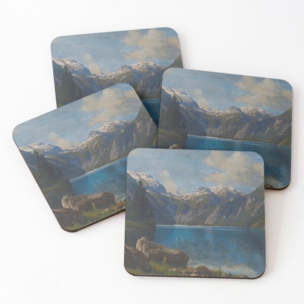 Item preview, Bavarian Alps, Lake Königssee, Germany landscape alpine lake painting designed and sold by Jéanpaul  Ferro.