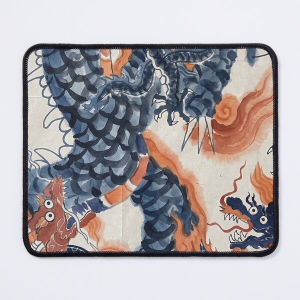 Item preview, Blue Dragon Chinoiserie Watercolor designed and sold by Fani*.