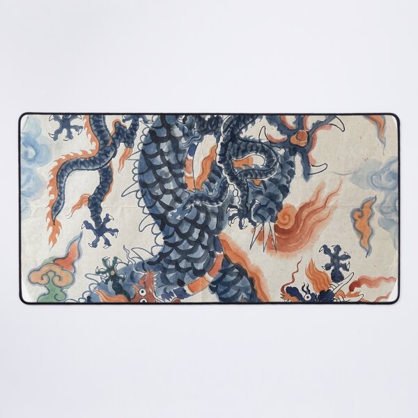 Item preview, Blue Dragon Chinoiserie Watercolor designed and sold by Fani*.