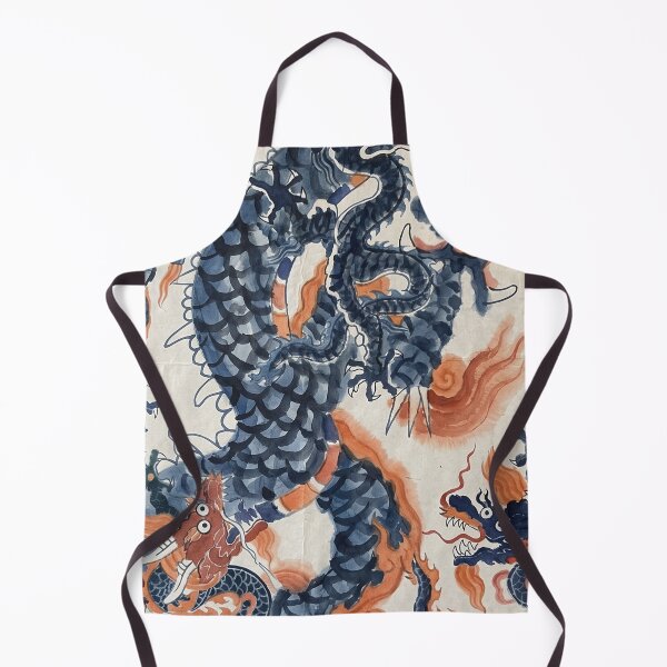 Item preview, Blue Dragon Chinoiserie Watercolor designed and sold by Fani*.