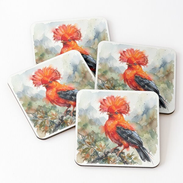Item preview, EXotic Beautiful Birds - Andean cock of the rock designed and sold by Helios Be. Lavsh.