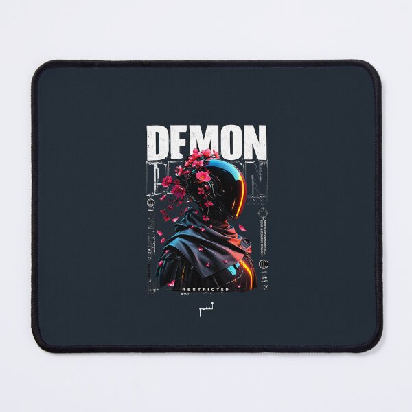 Item preview, Demon Protocol – Cyberpunk Floral Warrior designed and sold by Musamem Designs.