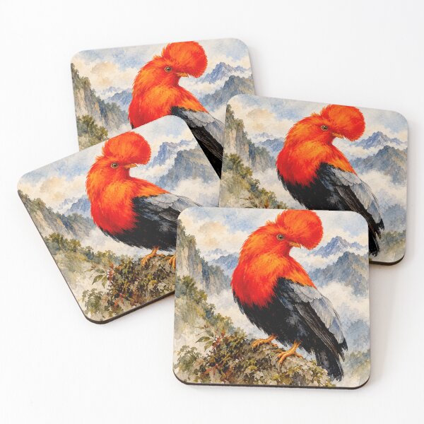 Item preview, EXotic Beautiful Birds - Andean cock of the rock #1 designed and sold by Helios Be. Lavsh.