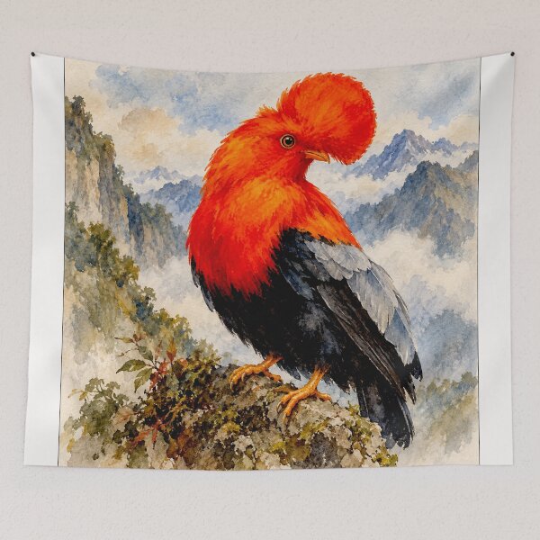 Item preview, EXotic Beautiful Birds - Andean cock of the rock #1 designed and sold by Helios Be. Lavsh.