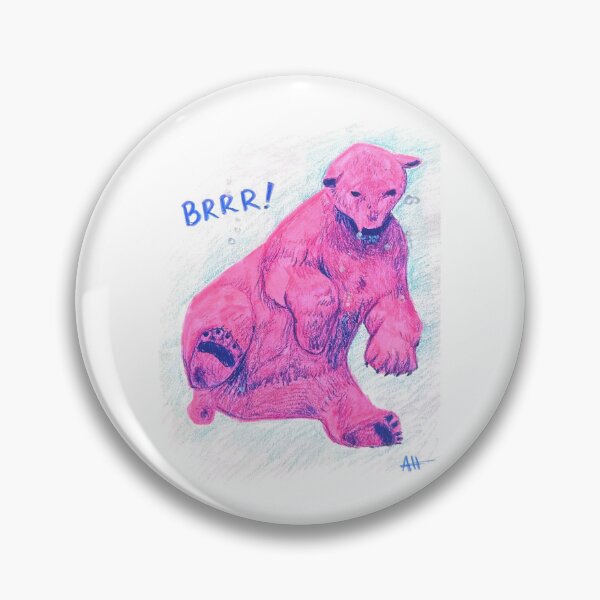 Item preview, Pink Bear in Water designed and sold by studiocean.