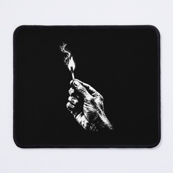 Item preview, Matchstick Retro Hand Holding Burning Match Art designed and sold by gunaone-design.