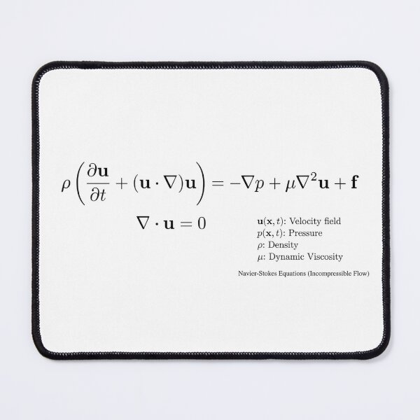 Item preview, Navier-Stokes Equation with Legend designed and sold by PerfectFormula.