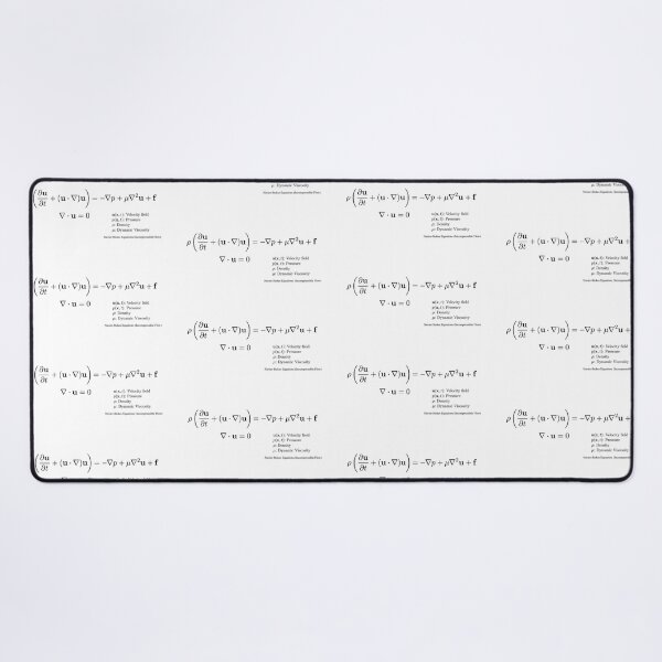 Item preview, Navier-Stokes Equation with Legend designed and sold by PerfectFormula.