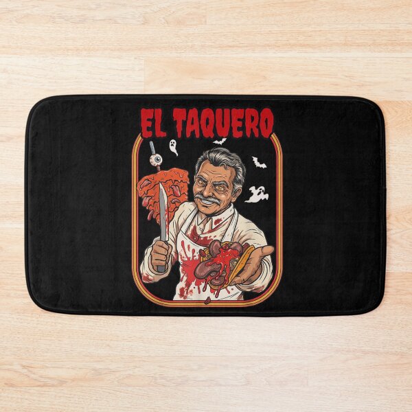Item preview, El Taquero Halloween Horror Taco Chef Spooky Al Pastor Vintage designed and sold by Creative Spark.