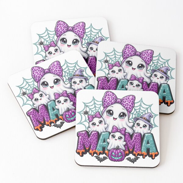 Item preview, Spooky Mama Ghost Family Halloween Art designed and sold by Miss Sassy Party Designs.