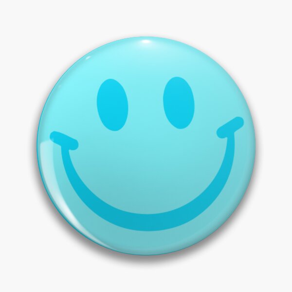 Item preview, Pastel Blue Smiley Face designed and sold by SlimyFish.
