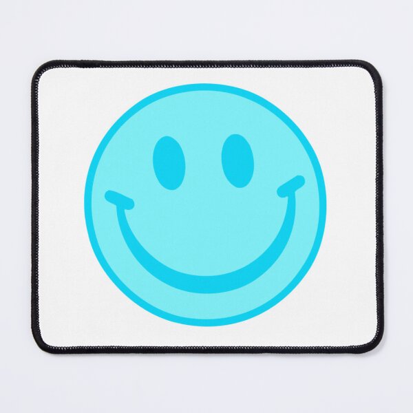 Item preview, Pastel Blue Smiley Face designed and sold by SlimyFish.