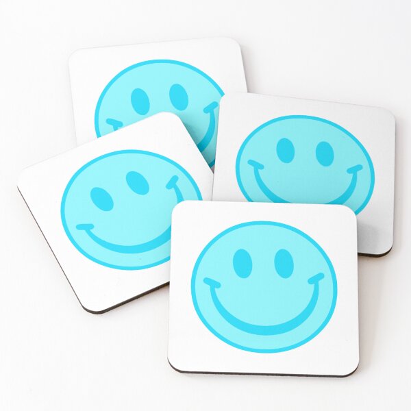 Item preview, Pastel Blue Smiley Face designed and sold by SlimyFish.