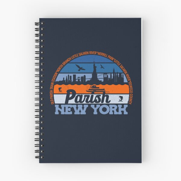 Item preview, Parish New York Sunset Retro Vintage Local Pride Logo designed and sold by CRHPOD20.