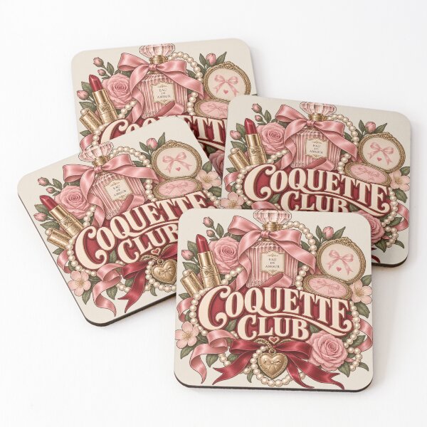 Item preview, Vintage Coquette Club Feminine Retro Design designed and sold by Mostafa Studio.