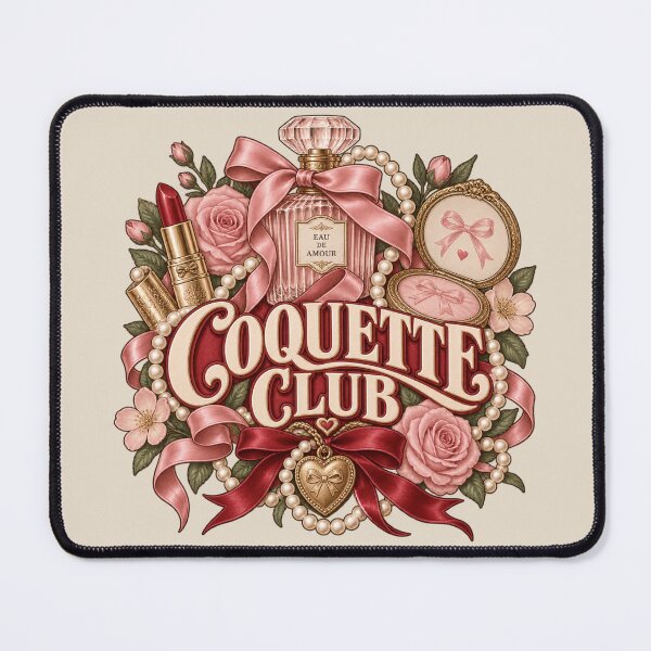 Item preview, Vintage Coquette Club Feminine Retro Design designed and sold by Mostafa Studio.