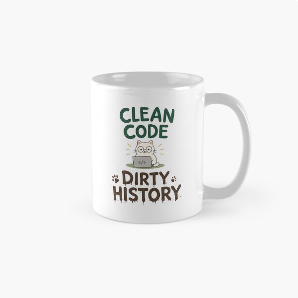 Item preview, Clean Code Dirty History designed and sold by DAOUDEES.