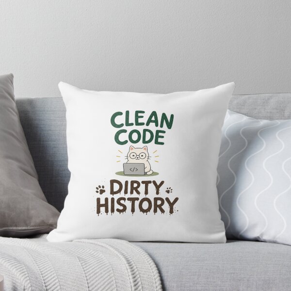 Item preview, Clean Code Dirty History designed and sold by DAOUDEES.