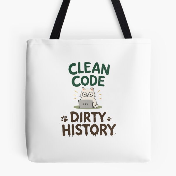 Item preview, Clean Code Dirty History designed and sold by DAOUDEES.