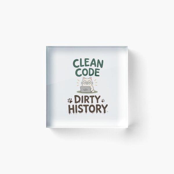 Item preview, Clean Code Dirty History designed and sold by DAOUDEES.