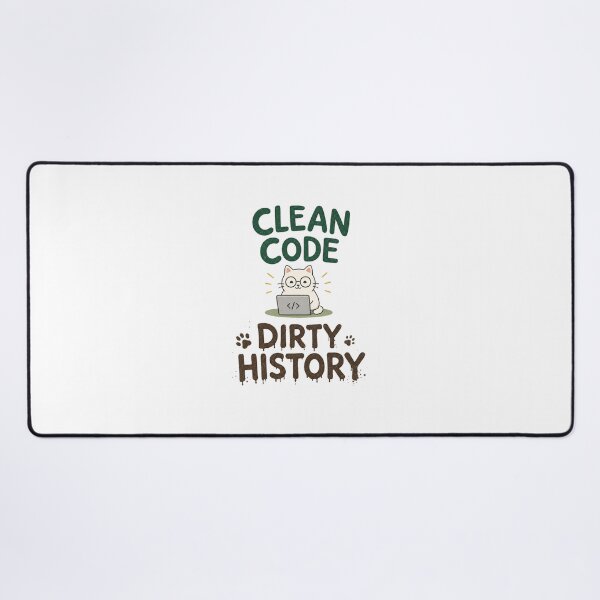 Item preview, Clean Code Dirty History designed and sold by DAOUDEES.