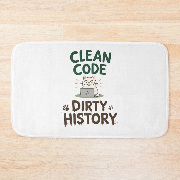 Item preview, Clean Code Dirty History designed and sold by DAOUDEES.