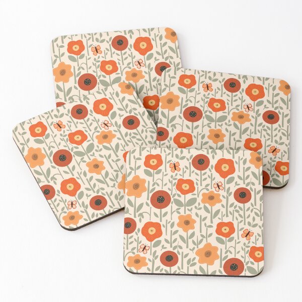 Item preview, Josie Floral - Sepia  designed and sold by Willow & Grace Designs.