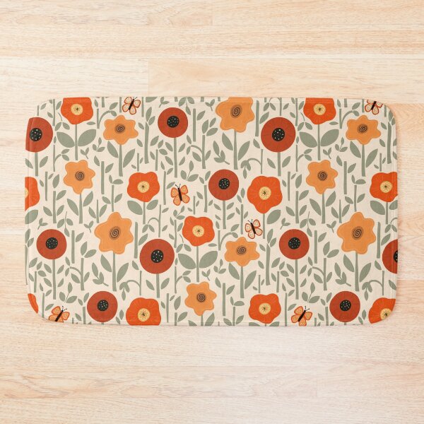 Item preview, Josie Floral - Sepia  designed and sold by Willow & Grace Designs.
