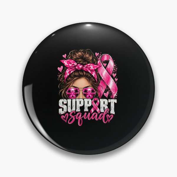 Item preview, Breast Cancer Support Squad Pink Ribbon Warrior designed and sold by anapldv.