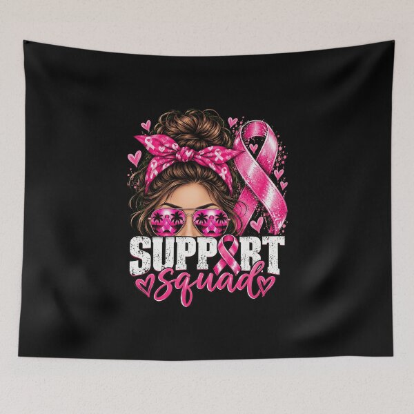 Item preview, Breast Cancer Support Squad Pink Ribbon Warrior designed and sold by anapldv.