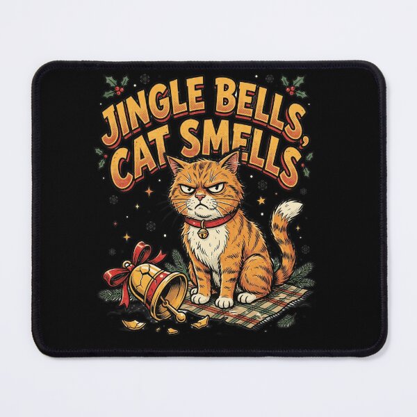 Item preview, Jingle Bells Cat Smells designed and sold by bluel_evin.