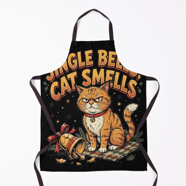 Item preview, Jingle Bells Cat Smells designed and sold by FurRealStudioCo.