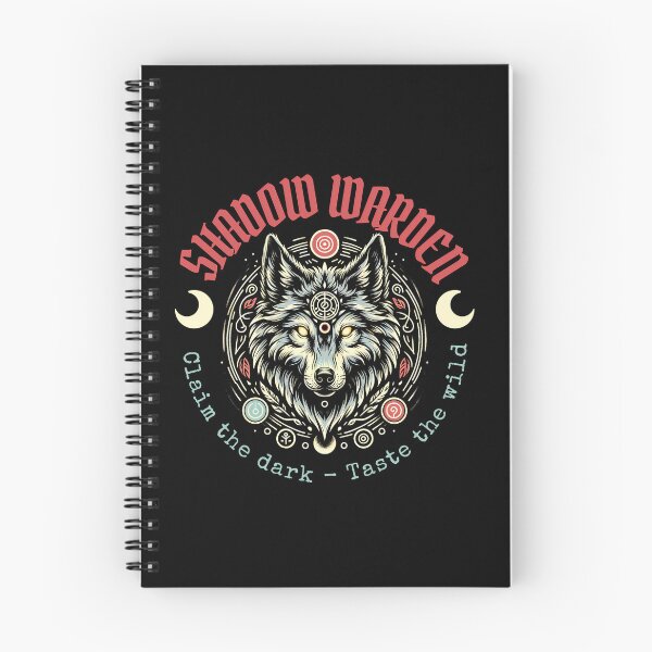 Item preview, Shadow Warden Mystical Wolf Illustration designed and sold by FaeryNuff.