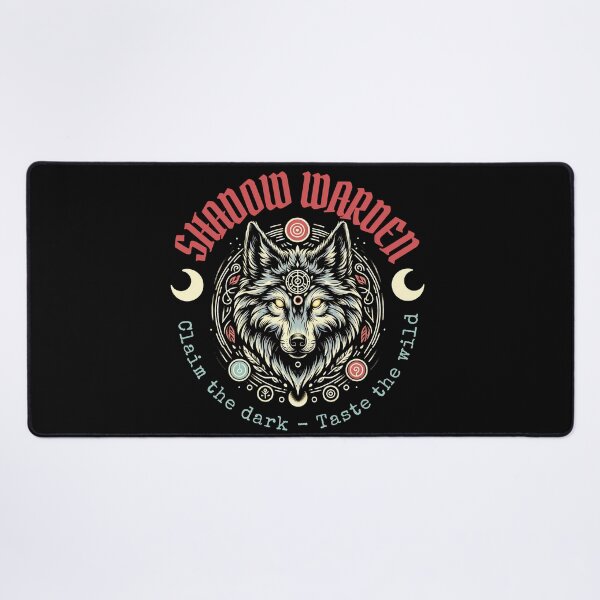 Item preview, Shadow Warden Mystical Wolf Illustration designed and sold by FaeryNuff.