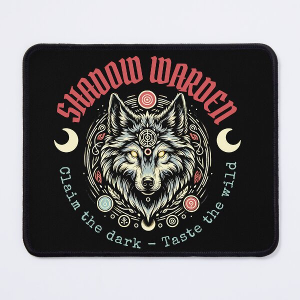 Item preview, Shadow Warden Mystical Wolf Illustration designed and sold by FaeryNuff.
