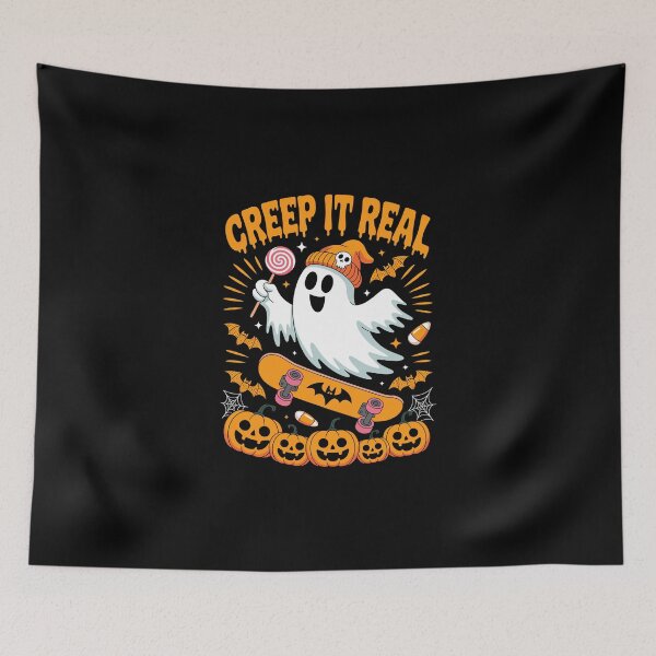 Item preview, Creep It Real Ghost Skateboard designed and sold by jkrphoto.