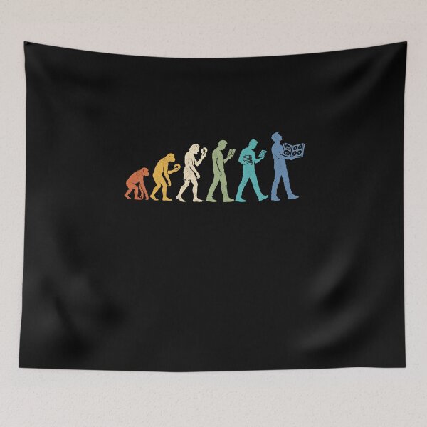 Item preview, Evolution Silhouette From Ape to Music Lover designed and sold by anapldv.