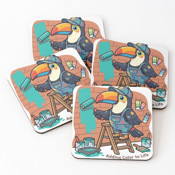 Item preview, Cute Toucan Painter – Adding Color to Life Painter Gift designed and sold by Isliath.