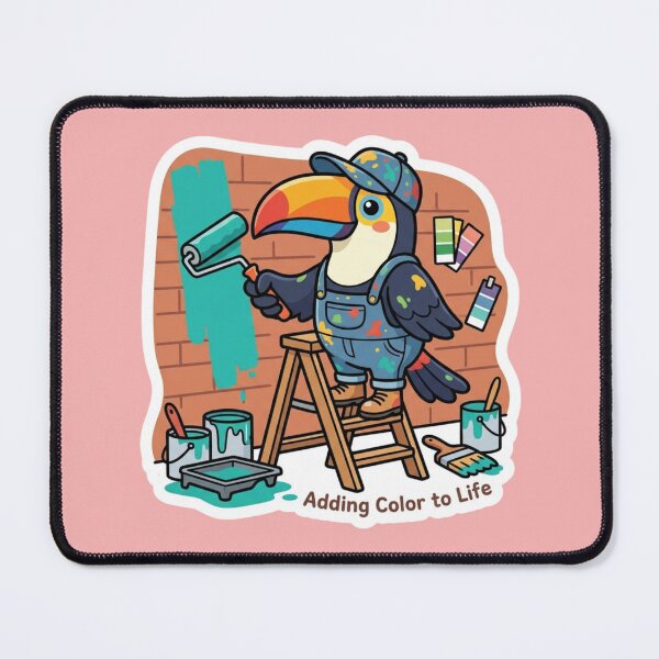 Item preview, Cute Toucan Painter – Adding Color to Life Painter Gift designed and sold by Isliath.
