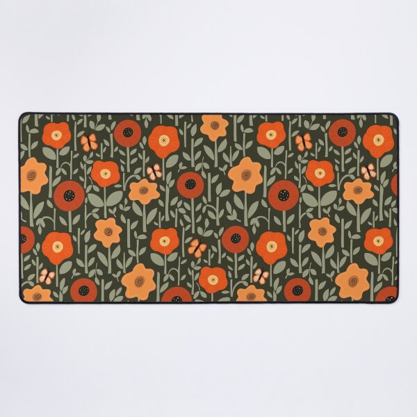 Item preview, Josie Floral - black designed and sold by Willow & Grace Designs.