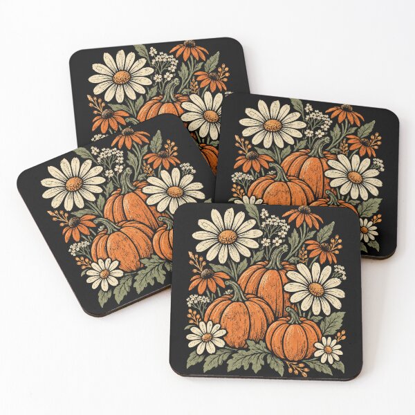 Item preview, pumpkin floral harvest autumn botanical illustration designed and sold by anapldv.