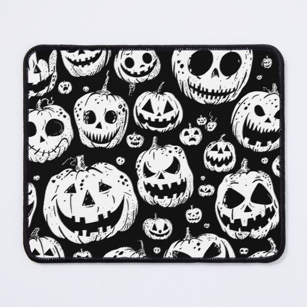 Item preview, Halloween Spooky Jack-O-Lanterns In Black and White designed and sold by DEC02.