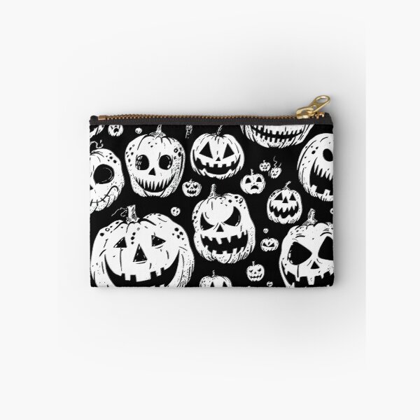 Item preview, Halloween Spooky Jack-O-Lanterns In Black and White designed and sold by DEC02.