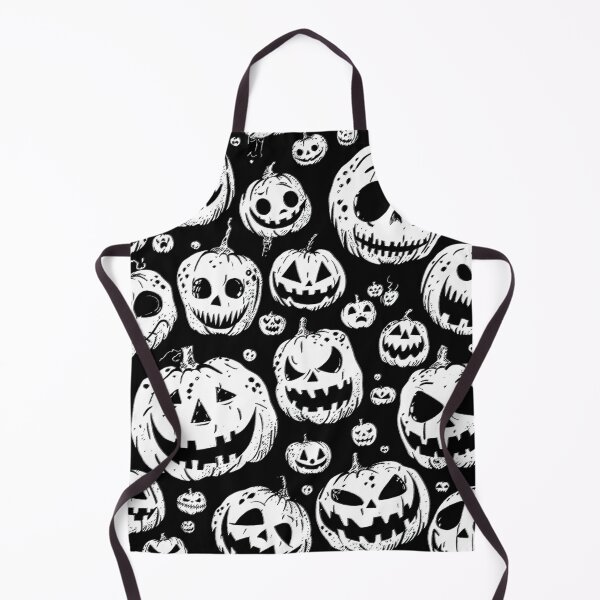 Item preview, Halloween Spooky Jack-O-Lanterns In Black and White designed and sold by DEC02.