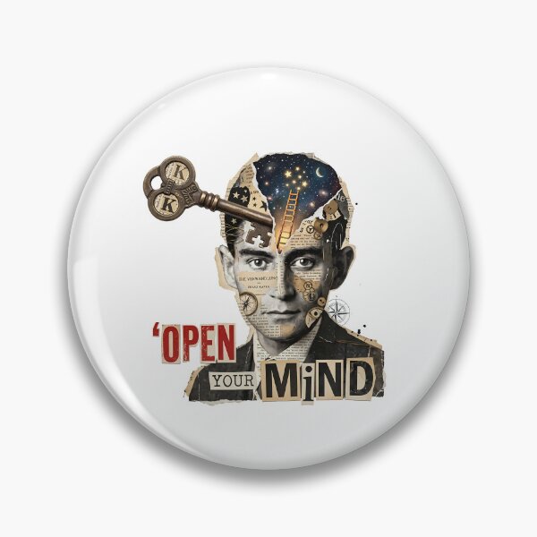 Artikelvorschau, Franz Kafka Literarische Vintage-Collage-Kunst entworfen und verkauft von OzzFrequency.
