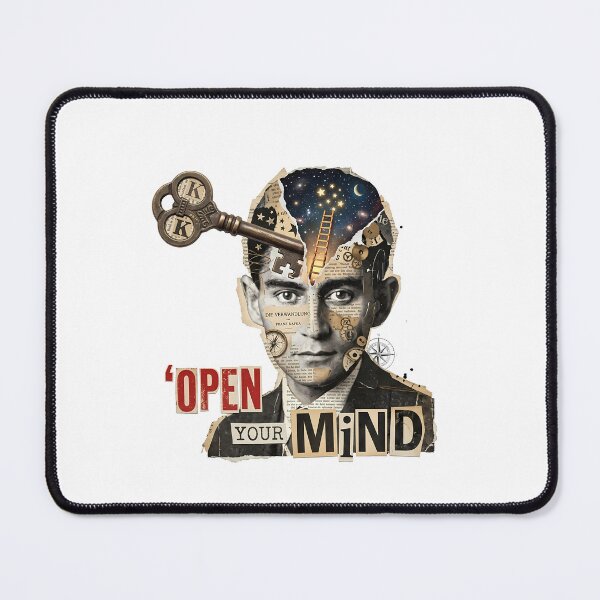 Artikelvorschau, Franz Kafka Literarische Vintage-Collage-Kunst entworfen und verkauft von OzzFrequency.